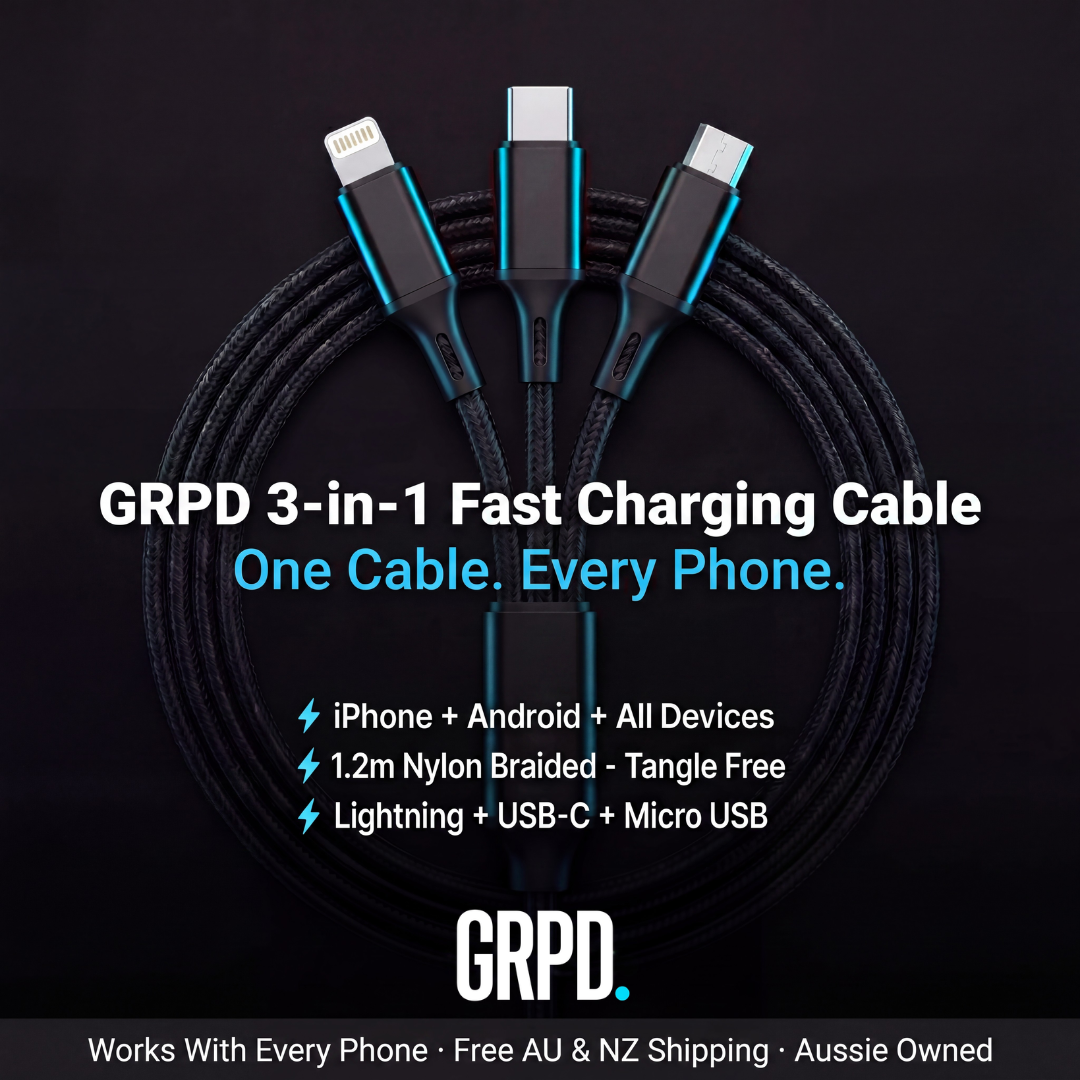 GRPD 3-in-1 Fast Charging Cable