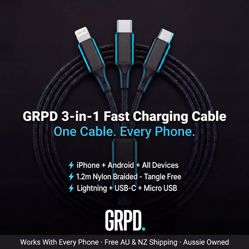 GRPD 3-in-1 Fast Charging Cable